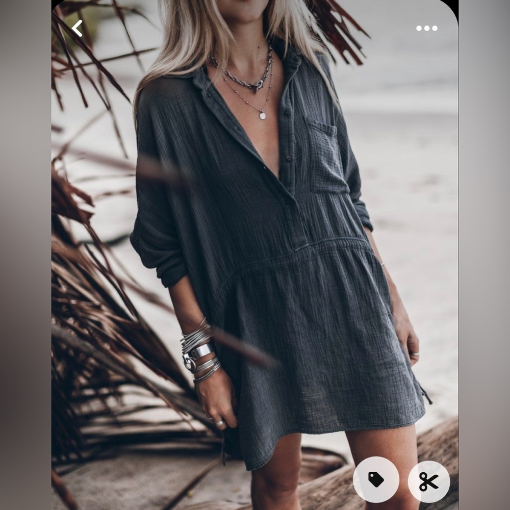 Mikita original shirt dress in grey